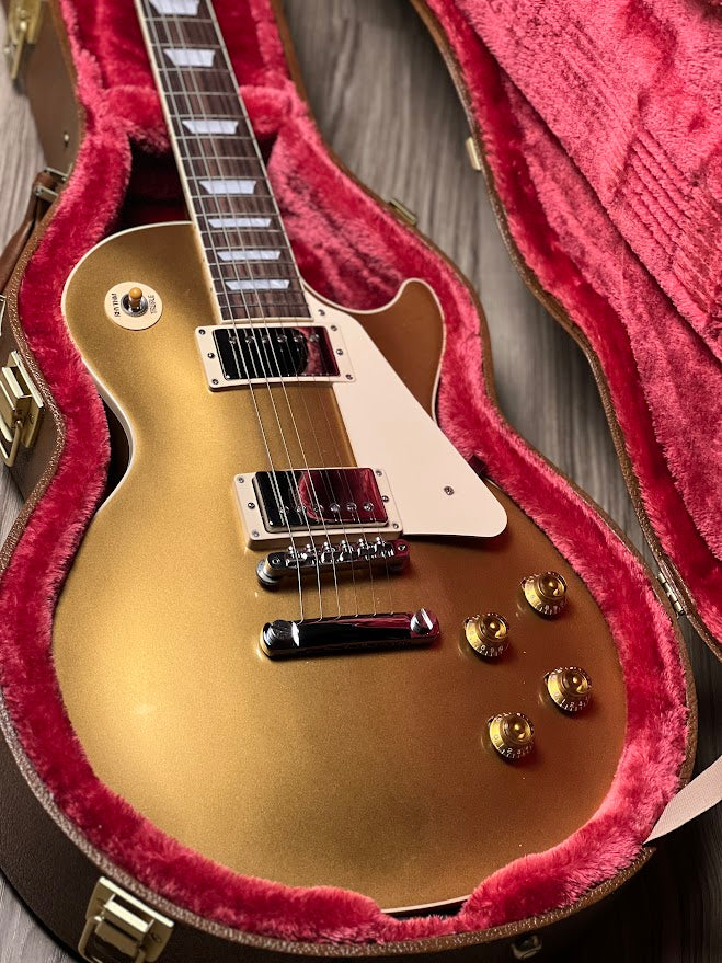Gibson Original Collection Les Paul Standard 50s สีทองด้านบน