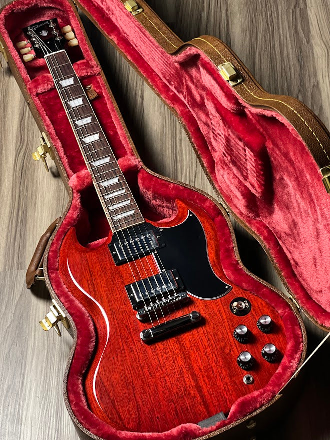 Gibson Original Collection SG Standard `61 Stop Bar in Vintage Cherry