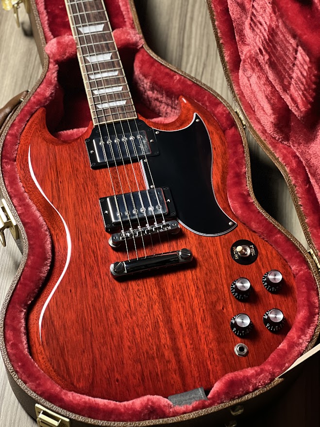 Gibson Original Collection SG Standard `61 Stop Bar in Vintage Cherry