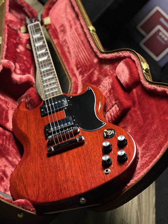 Gibson Original Collection SG Standard `61 Stop Bar in Vintage Cherry