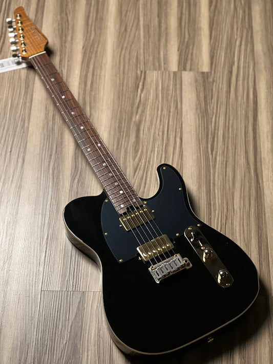 Soloking MT-1 Modern 24 HH in Black Beauty with Rosewood FB Nafiri Special Run JESCAR