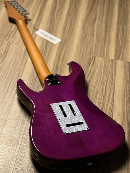 Soloking MS-1 Classic MKII Flat Top in Deep Purple Surf with 5A Quilt Top Nafiri Special Run