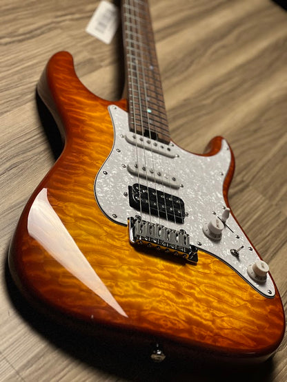 Soloking MS-1 Classic MKII in Aged Honeyburst with 5A Quilt Top Nafiri Special Run