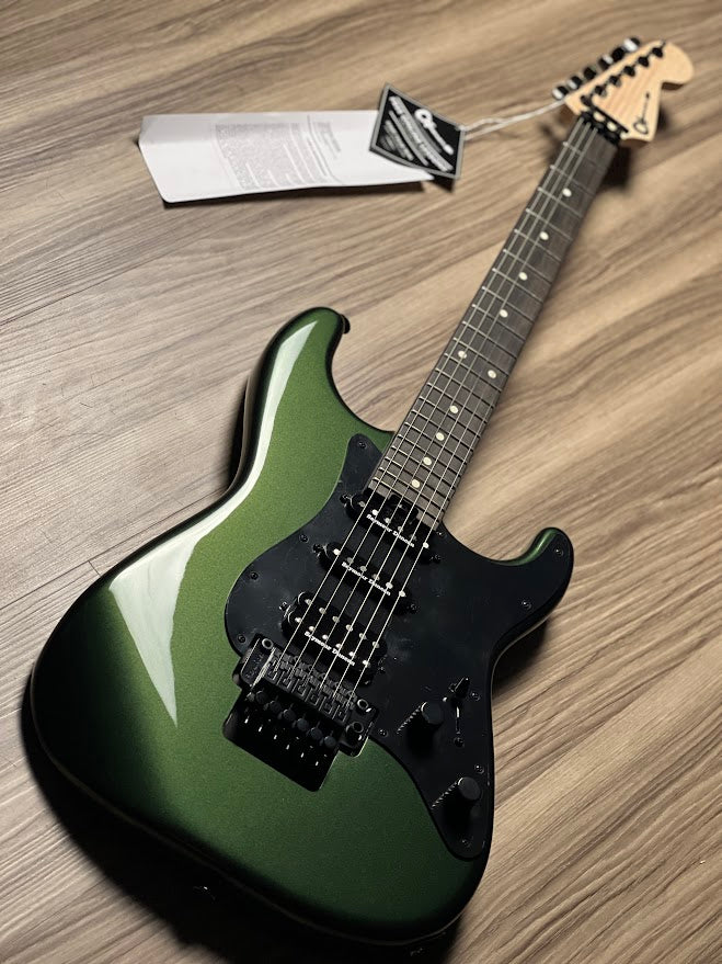 Charvel Pro-Mod So-Cal Style 1 HSS FR E with Ebony FB in Lambo Green Metallic