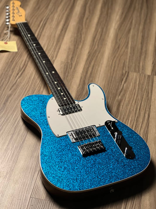 Fender Japan Limited Edition Sparkle Telecaster with Rosewood FB in Blue Sparkle