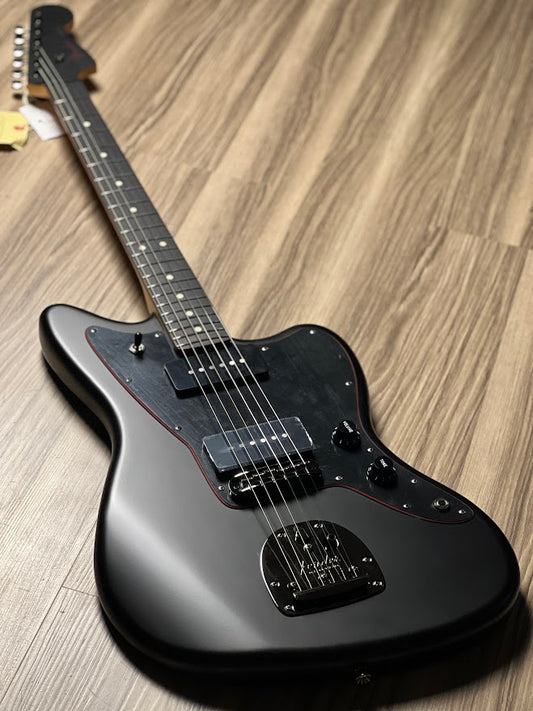 Fender Japan Ltd Ed Hybrid II JazzMaster Electric Guitar Noir RW FB Black