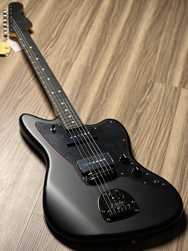 Fender Japan Ltd Ed Hybrid II JazzMaster Electric Guitar Noir RW FB Black