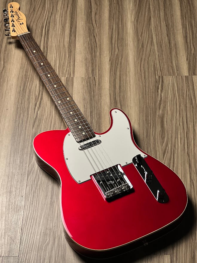 Fender Japan MIJ FSR Collection Traditional 60s Telecaster Custom with Rosewood FB in Candy Apple Red JD23030633