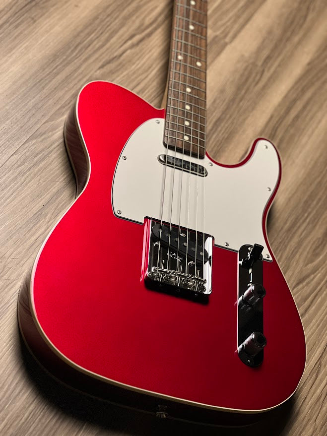 Fender Japan MIJ FSR Collection Traditional 60s Telecaster Custom with Rosewood FB in Candy Apple Red JD23030633