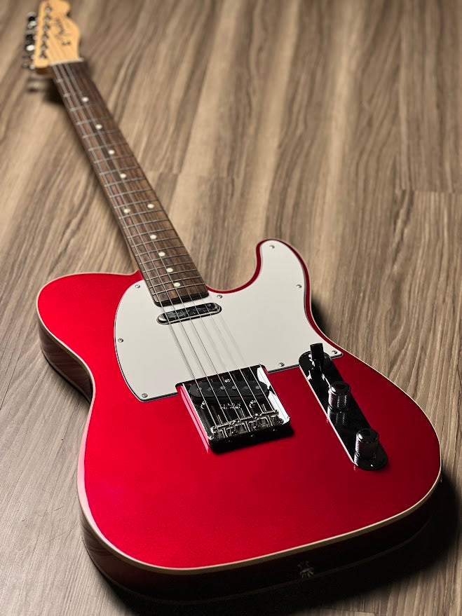 Fender Japan MIJ FSR Collection Traditional 60s Telecaster Custom with Rosewood FB in Candy Apple Red JD23030633