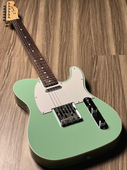 Fender Japan MIJ FSR Collection Traditional 60s Telecaster Custom with RW FB in Surf Green