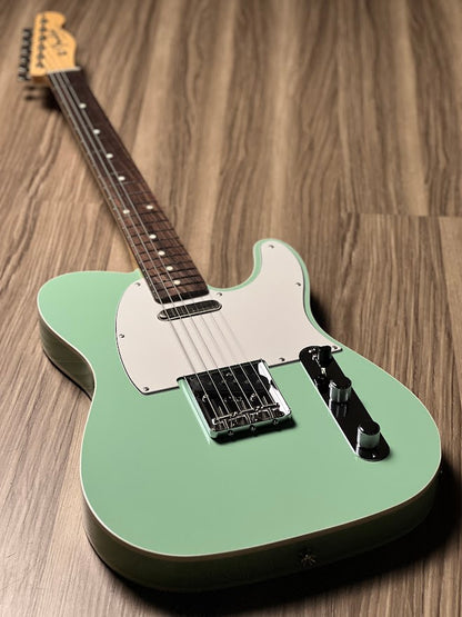 Fender Japan MIJ FSR Collection Traditional 60s Telecaster Custom with RW FB in Surf Green