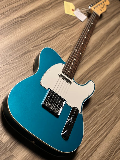 Fender FSR Collection Traditional 60s Telecaster Custom Guitar, RW FB, Ocean Turquoise Metallic