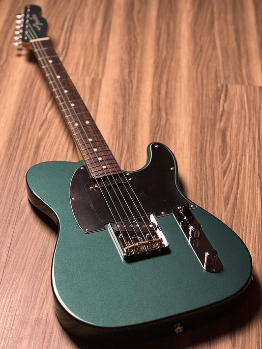 Fender MIJ FSR Collection Hybrid II Telecaster with Rosewood FB in Sherwood Green Metalic