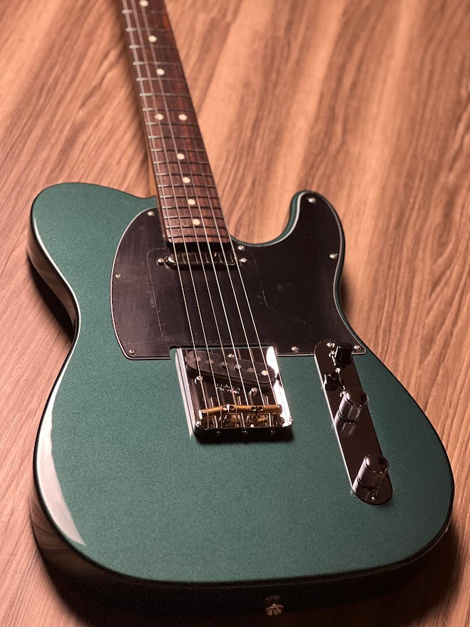 Fender Japan MIJ FSR Collection Hybrid II Telecaster with Rosewood FB in Sherwood Green Metalic