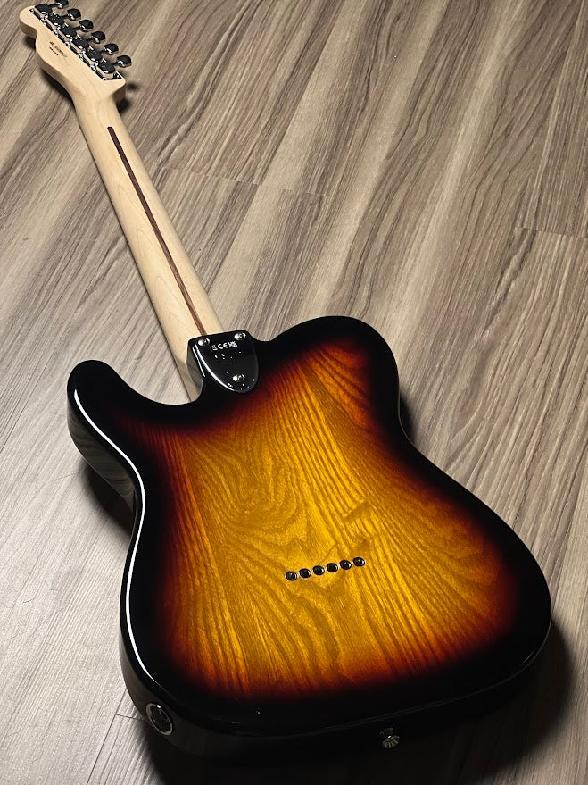 Fender Japan MIJ FSR Collection Traditional 70s Telecaster Thinline with Maple FB in 3-Tone Sunburst