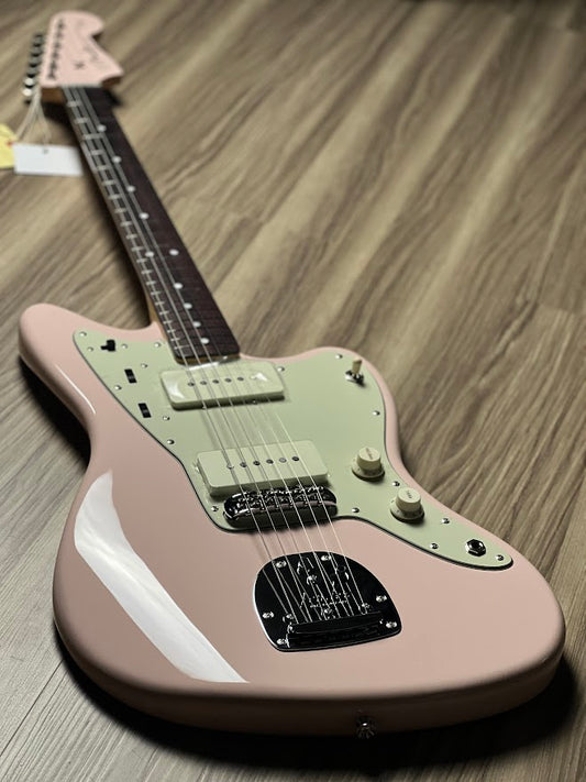 Fender MIJ FSR Collection Traditional 60s Jazzmaster Electric Guitar, RW FB, Shell Pink