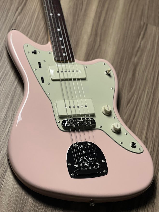 Fender Japan MIJ FSR Collection Traditional 60s Jazzmaster with Rosewood FB in Shell Pink