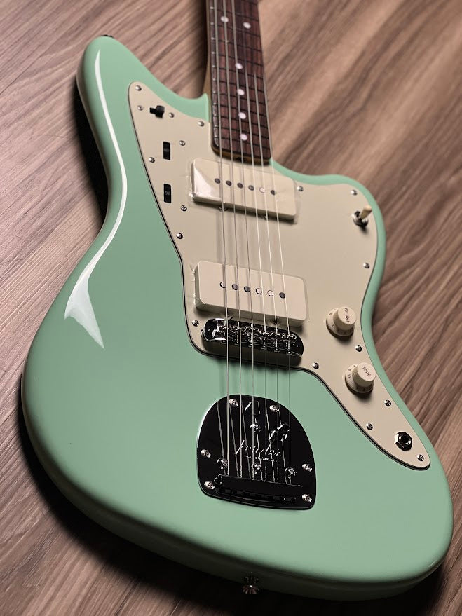 Fender Japan MIJ FSR Collection Traditional 60s Jazzmaster with Rosewood FB in Surf Green