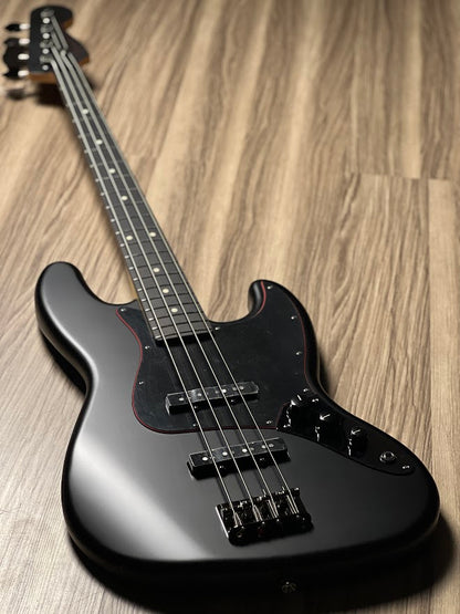 Fender Japan Limited Edition Hybrid II Jazz Bass Noir with Rosewood FB in Black