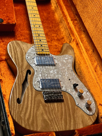 Fender American Vintage II 72 Telecaster Thinline Maple FB In Aged Natural