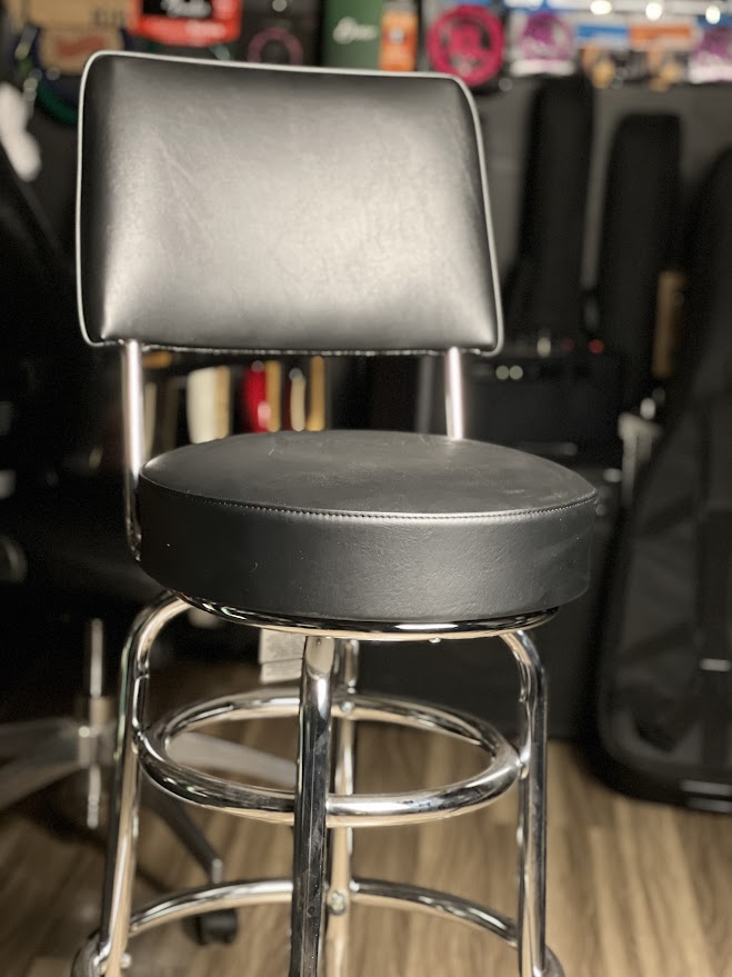 Fender Backrest Logo Barstool, 30 Inch