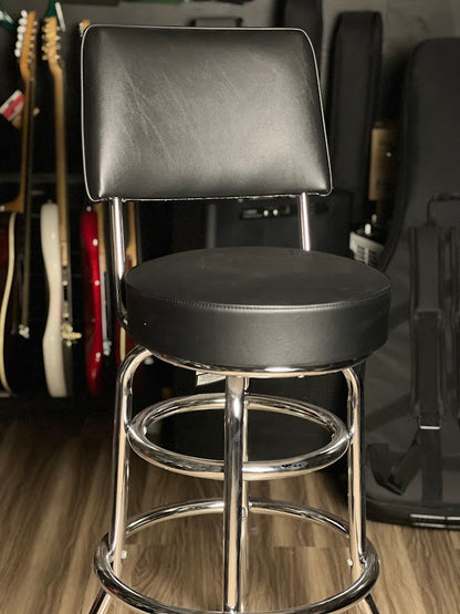 Fender Backrest Logo Barstool, 30 Inch