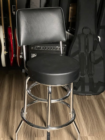 Fender Backrest Logo Barstool, 30 Inch