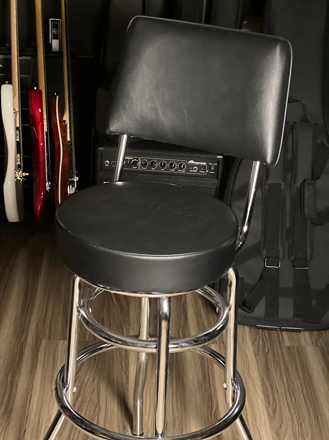 Fender Backrest Logo Barstool, 30 Inch