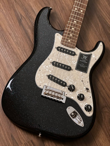 Fender 70th Anniversary Player Stratocaster พร้อม RW FB สี Nebula Noir 