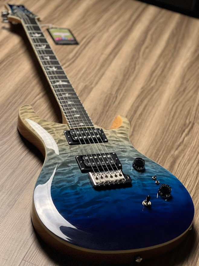 PRS SE Custom Quilt 24-08 Limited Run In Blue Fade – nafiriguitar.com