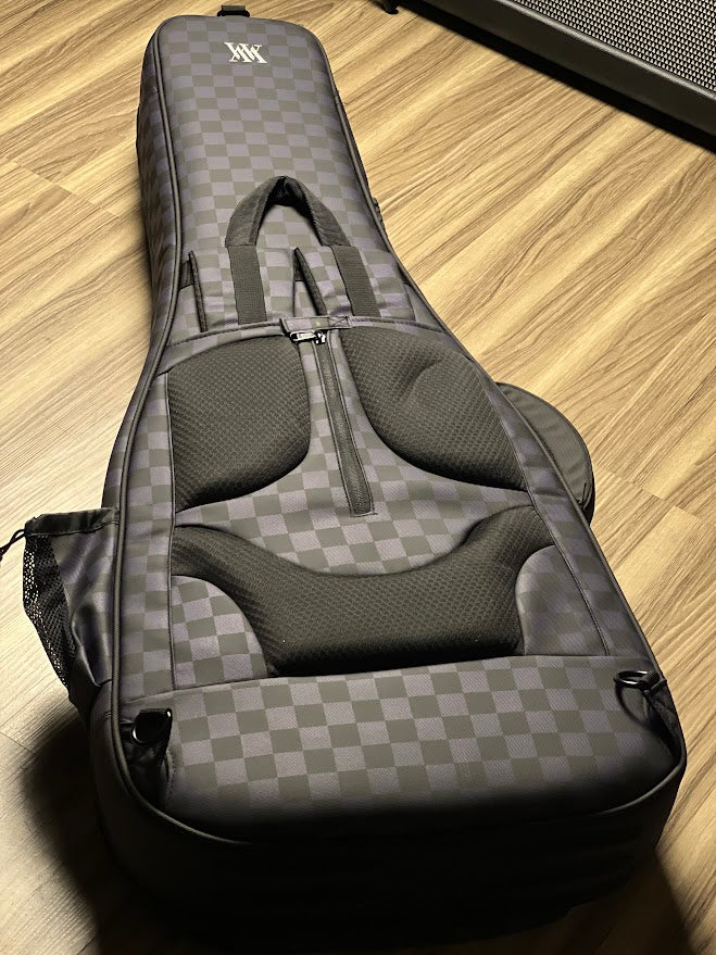 Moonwalk Stage EG1200 Premium Aerocase Gigbag for Guitar in Checkered Purple