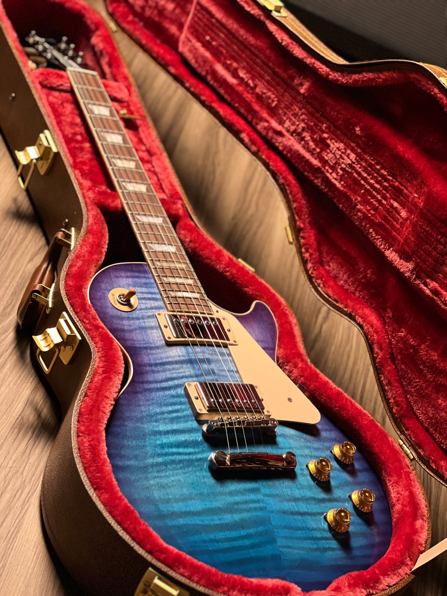 Gibson Les Paul Standard 50s (Trans Finish) In Blueberry Burst w/Case 229130355