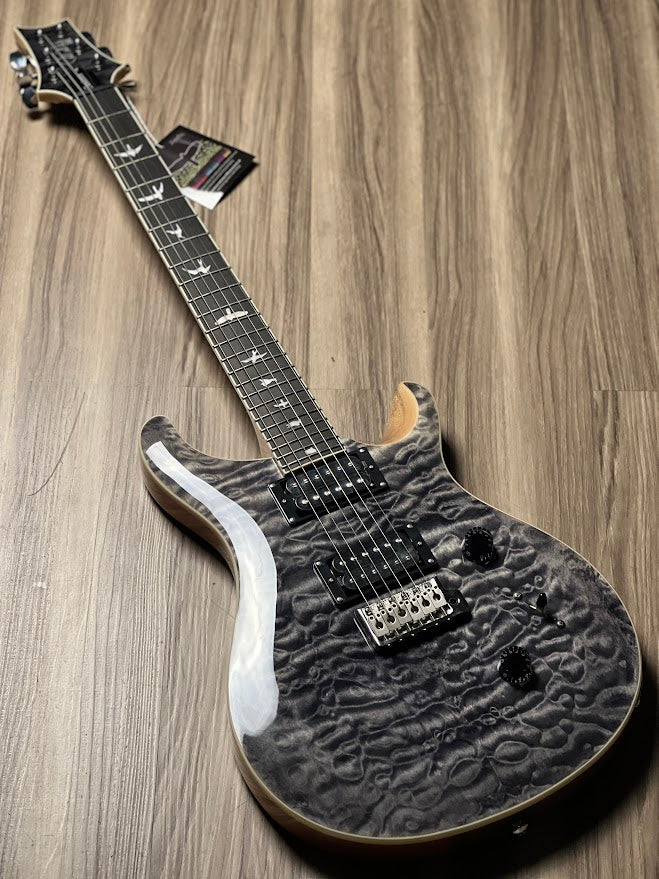 PRS SE Custom Quilt 24 Limited Edition In Charcoal – nafiriguitar.com
