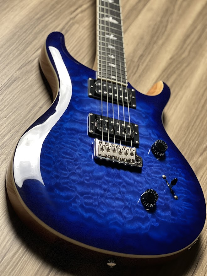 PRS SE Custom Quilt 24 Limited Edition In Faded Blue Burst