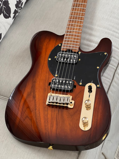 Soloking MT-1 Classic 22 HH FMN with Walnut Top in Shaded Edgeburst Nafiri Special Run