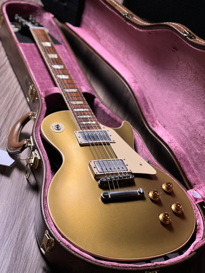 Gibson 1957 Les Paul Gold Top Reissue Vos in Double Gold w/ Case