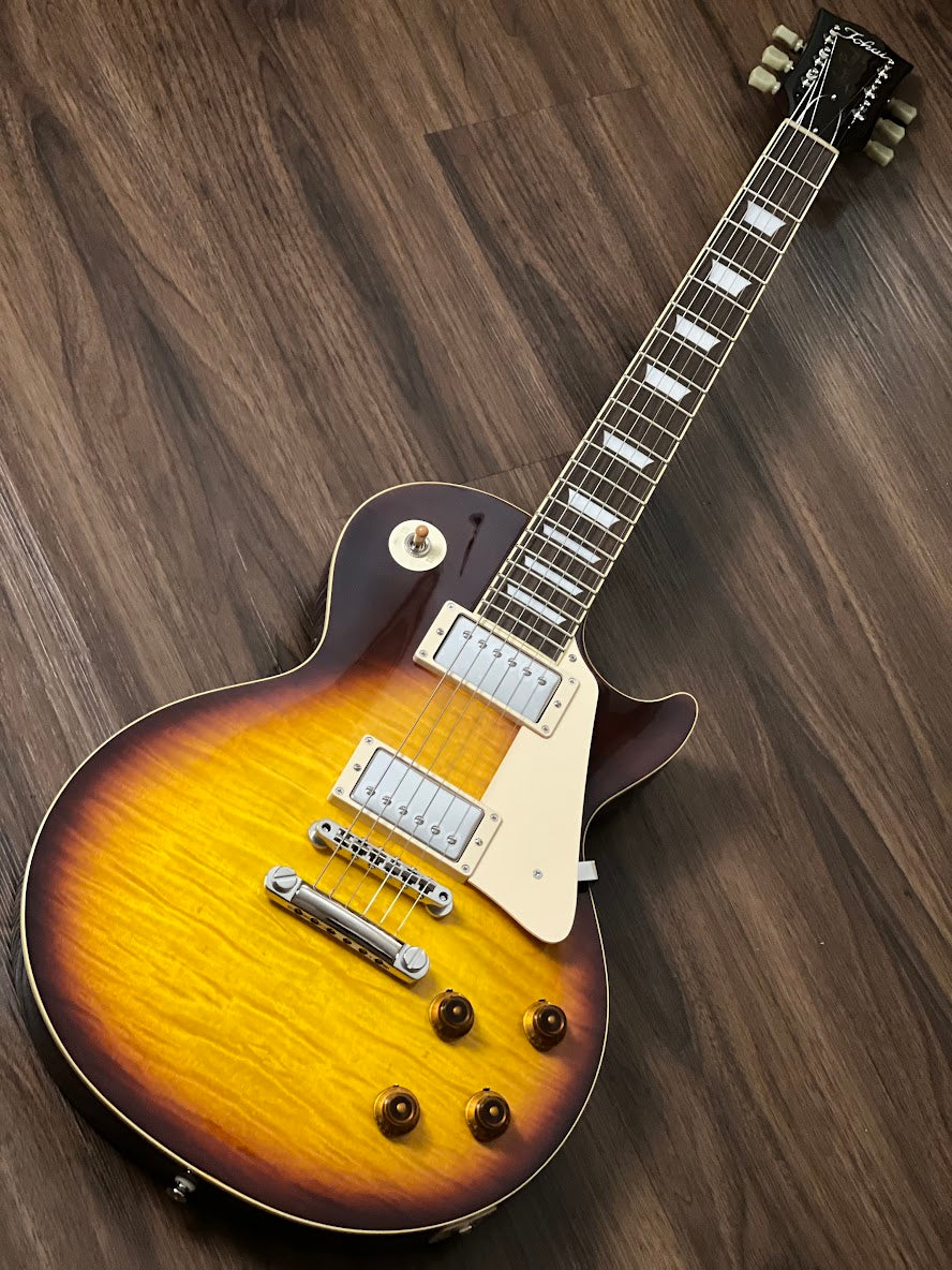 Tokai LS-136F TB Love Rock Japan in Tea Burst with AAAA Flame Top S/N 2349118