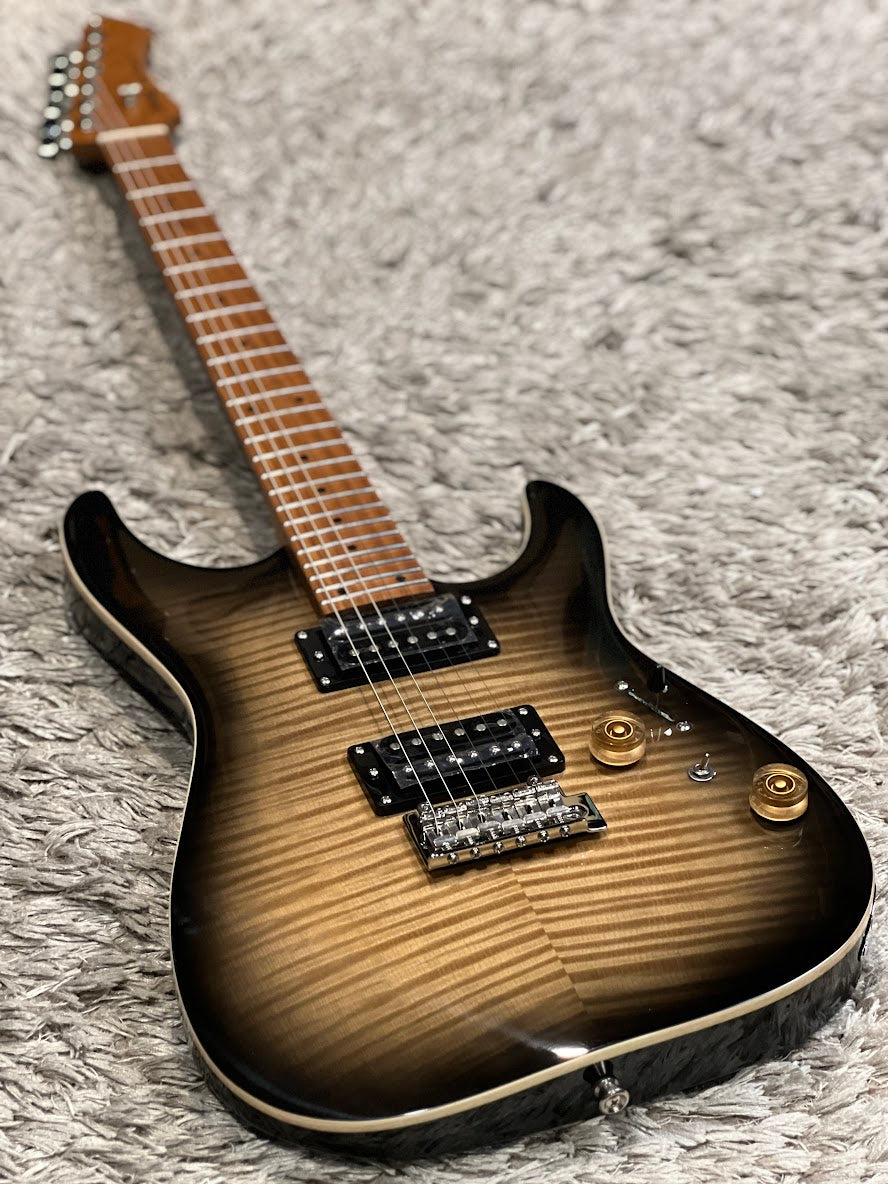 SQOE SEIB650 HH Roasted Maple Series in Charcoal Black Burst