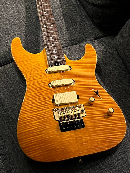 Soloking MS-1 Custom 22 HSS FR Elite in Amber Nafiri Special Run