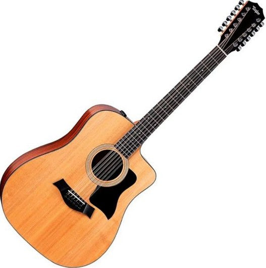 Taylor 150ce Dreadnought 12-string Acoustic Electric Guitar with Case in Natural