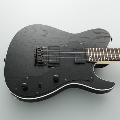 Fujigen FGN J-Standard Iliad JIL-ASH-DE664R OPB in Open Pore Black with Fishman Fluence
