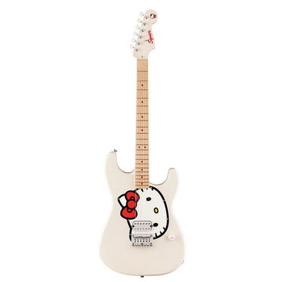 Squier by Fender Limited Edition Hello Kitty Stratocaster with Maple FB in White
