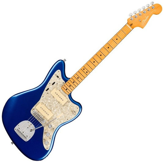 Fender American Ultra Jazzmaster with Maple Fretboard in Cobra Blue