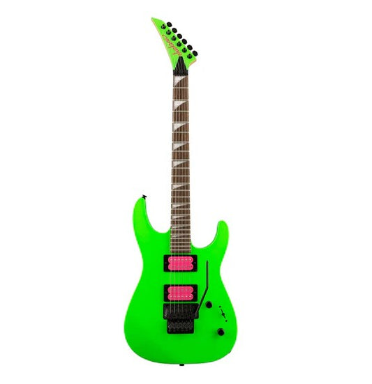 Jackson FSR X Series Dinky DK2XR HH with Laurel FB in Neon Green