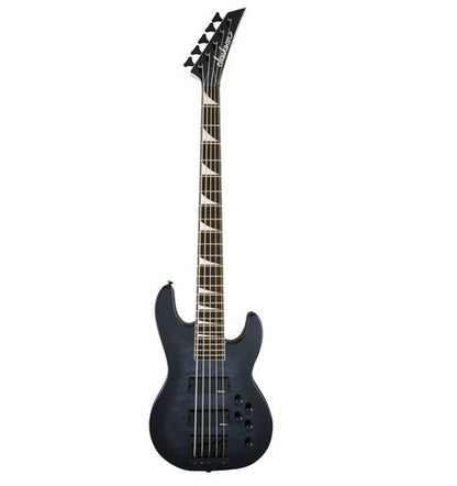 Jackson JS Series Concert Bass JS3VQ Amaranth FB in Transparent Black