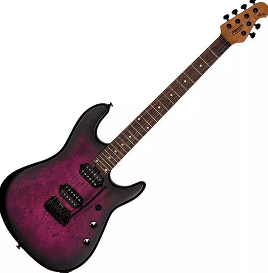 Sterling by Music Man Jason Richardson Cutlass Signature in Cosmic Purple Burst Satin