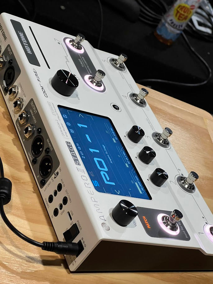 hotone pedal amp Hotone MP-380 Ampero II Stage Multieffects Pedal – nafiriguitar.com