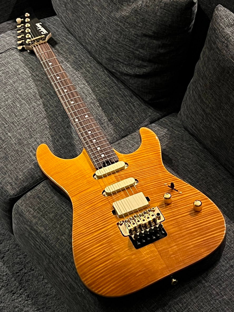 Soloking MS-1 Custom 22 HSS FR Elite in Amber Nafiri Special Run