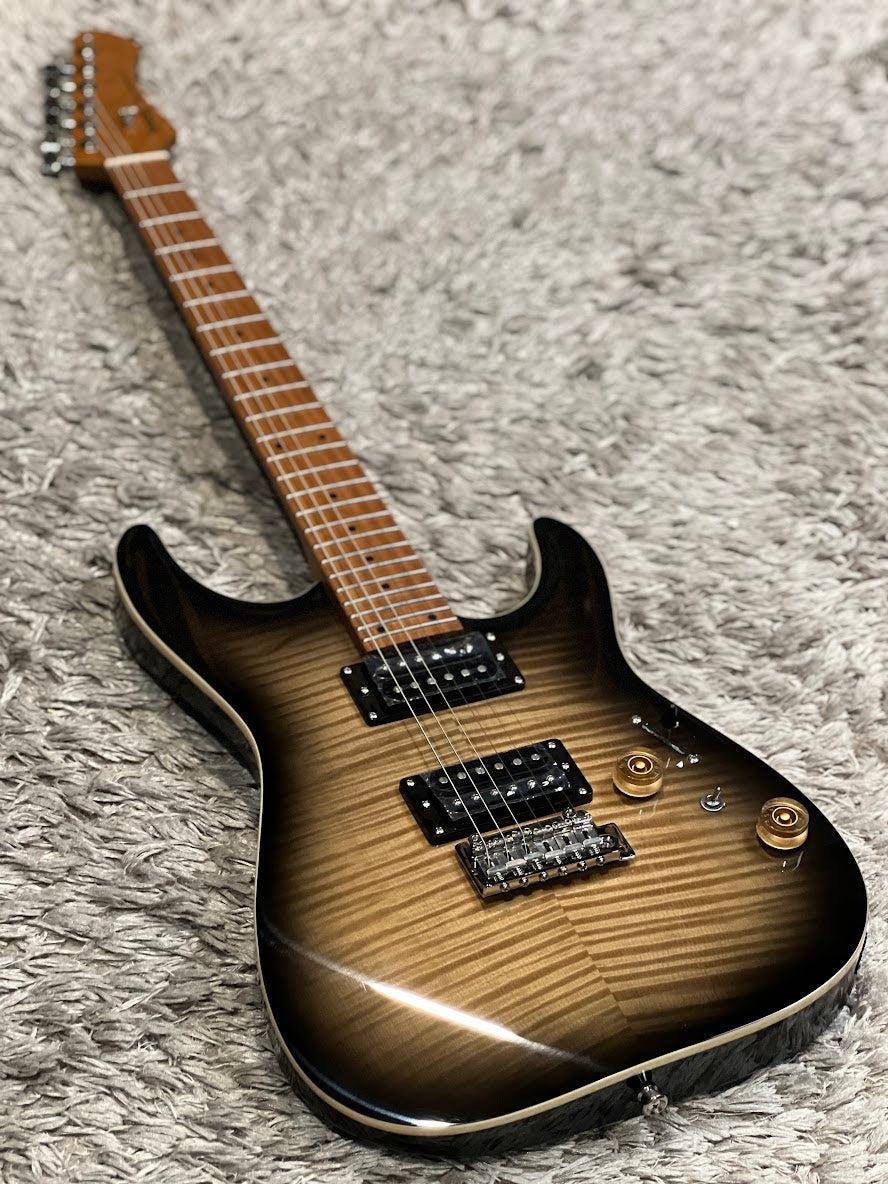 SQOE SEIB650 HH Roasted Maple Series in Charcoal Black Burst